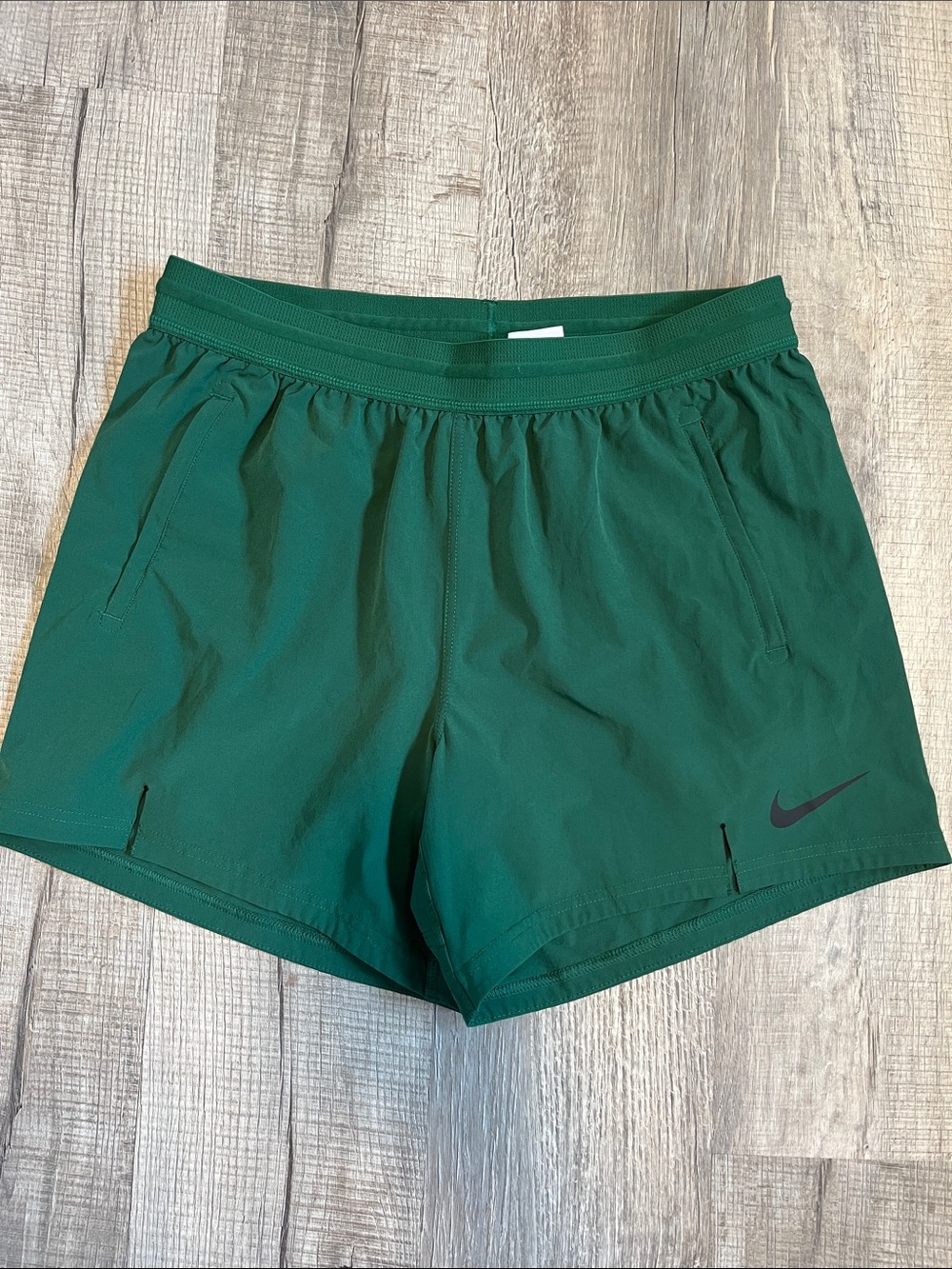 NIKE PRO Men’s Training Dri-Fit Flex Shorts 6” Inseam Unlined Forest Green Sz XL
